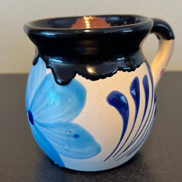Mexican Handcrafted Pottery Hand Painted Glaze Clay Mug Cup ~ Artisan ~ Mexico - Picture 3 of 8